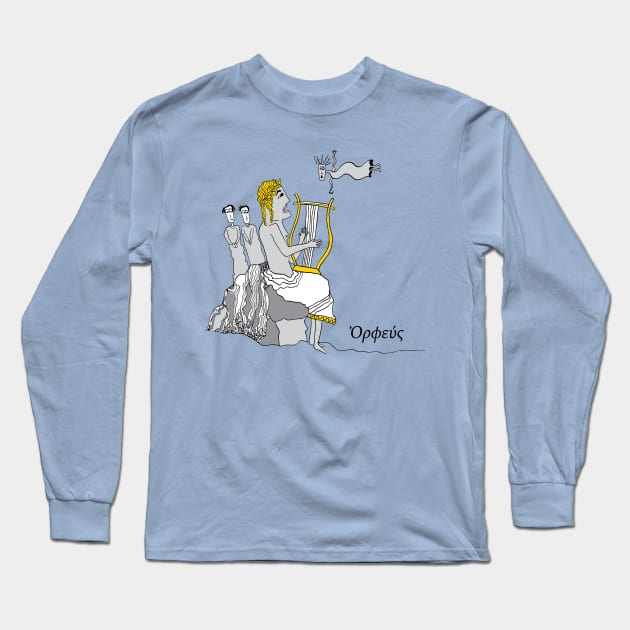 Orpheus Long Sleeve T-Shirt by ruta13art